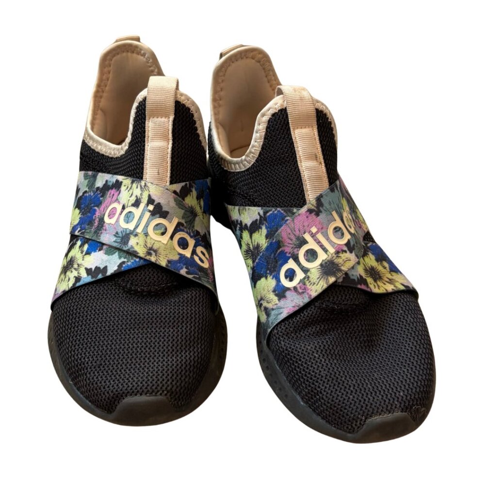 Adidas Puremotion Adapt Slip-On Sneakers Core Black with Multicolored Floral Str